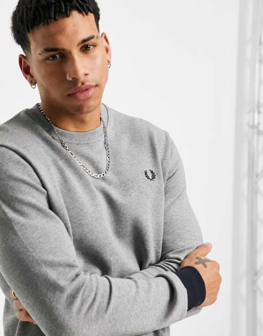 Fred perry 2025 contrast panel sweatshirt