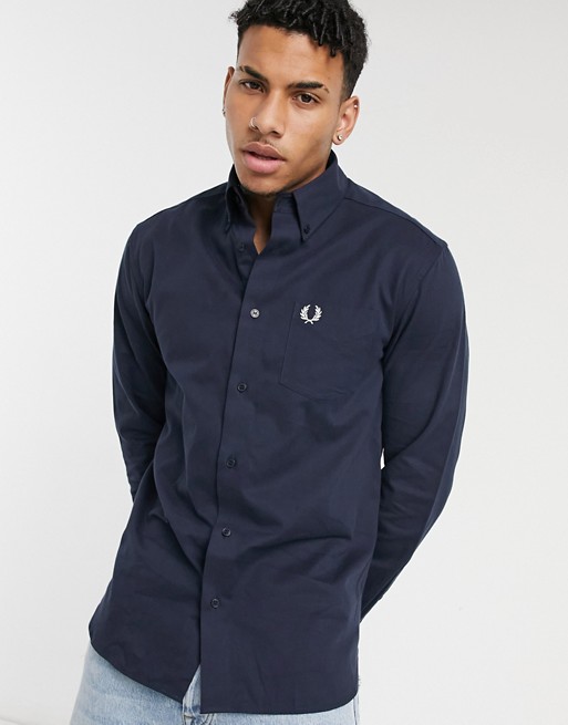 Fred Perry cord shirt in navy