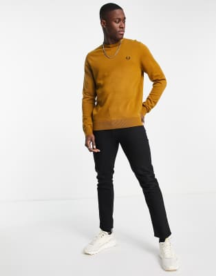 fred perry mustard jumper