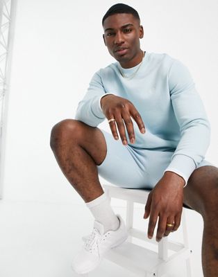 Fred Perry crew neck sweat in blue - ASOS Price Checker