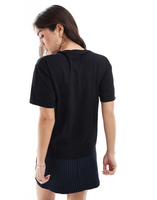 ★FRED PERRY★ Sport Crew Neck T-Shirt Black AFPM2511600102 Crew Neck T-Shirt - Black | Men's T-Shirts | Designer T