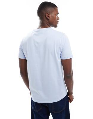 Fred Perry crew neck t-shirt in light blue | ASOS