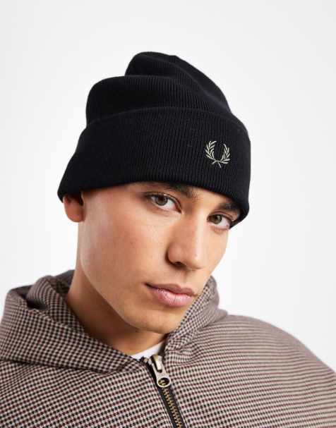 Fred Perry – Czarna klasyczna czapka beanie - view 1