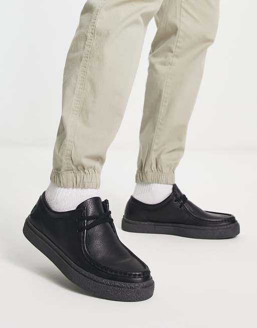 Fred Perry – Dawson – Czarne niskie buty z zamszu