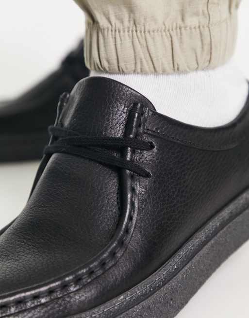 Fred Perry Dawson low suede shoes in black