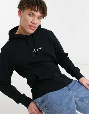 Fred Perry Sudadera con Capucha Bordada