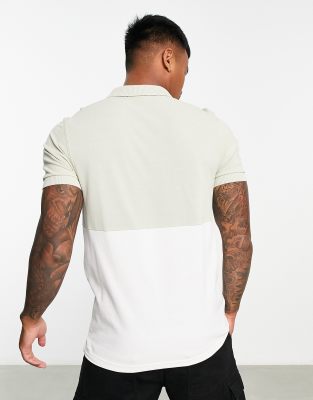 fred perry panel polo