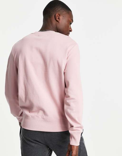 Fred perry grey pink on sale sweatshirt