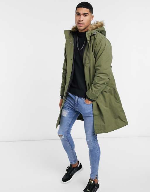 Fred perry parka clearance mens