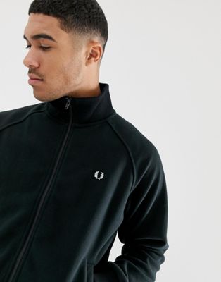 fred perry fleece track jacket