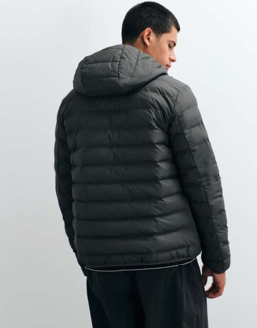 Fred Perry gewatteerd jack met capuchon in kaki, 5 van 5