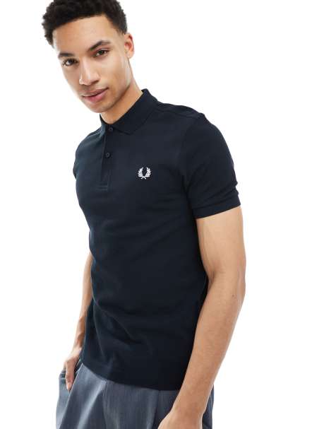 Fred Perry – Granatowa gładka koszulka polo - view 1