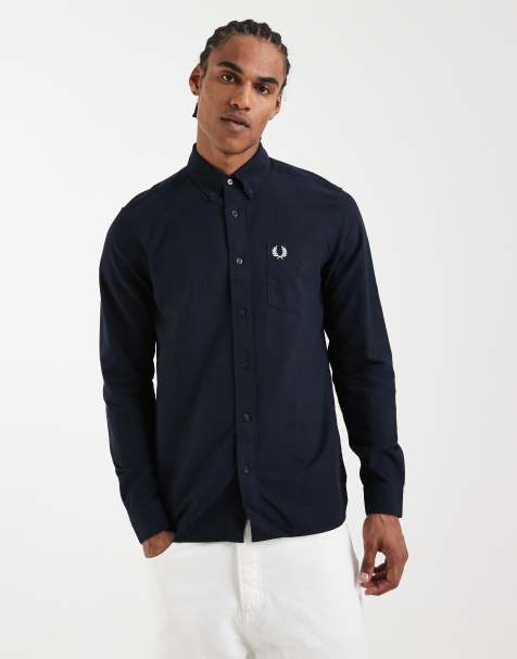Fred Perry oxford shirt in navy