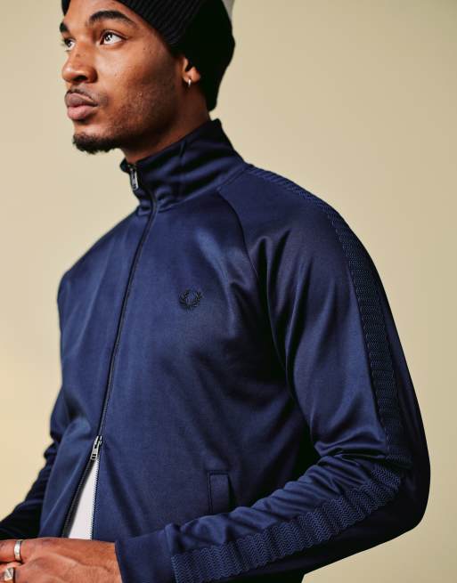 Fred Perry – Granatowa kurtka dresowa z taśmą, część zestawu, 2 z 4