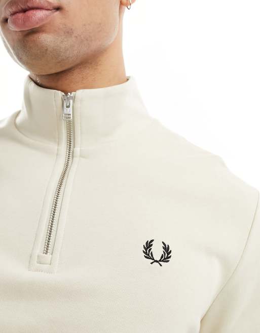 Fred perry half online zip sweatshirt