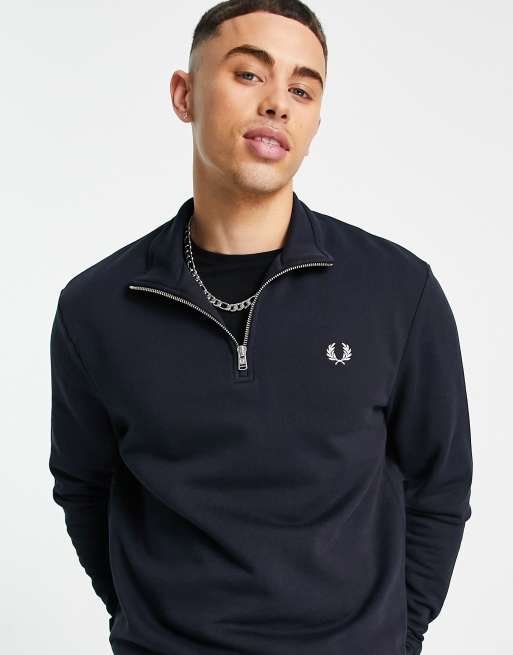 Fred perry zip on sale sweater