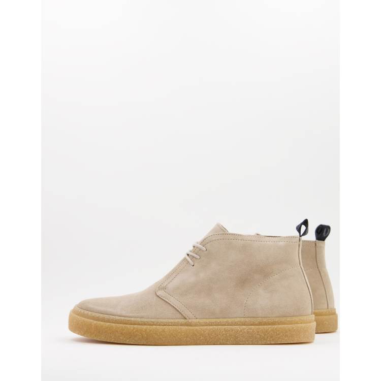 Fred Perry Hawley Polacchine scamosciate color sabbia ASOS