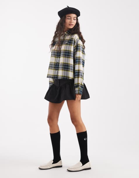 Fred Perry – Hemd in Grün mit Schottenkaro - view 1