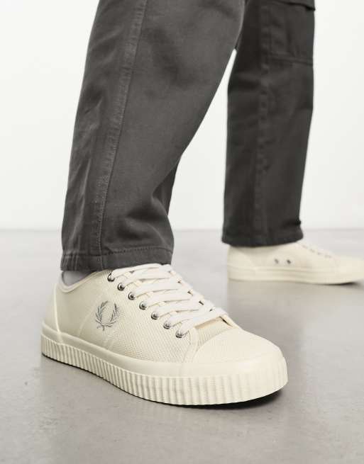 Fred Perry Hughes canvas shoes in white