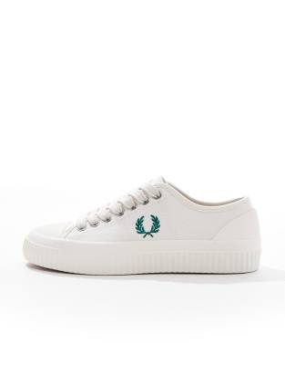 Fred Perry Hughes Canvas Sneakers In White