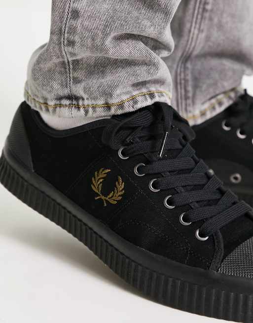 Black fred store perry plimsolls