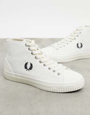 fred perry canvas plimsolls