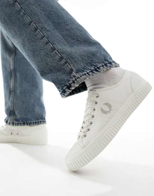 Fred Perry Hughes Sneakers basse in tela bianca