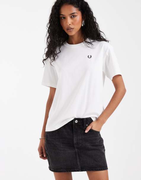 Fred Perry - Hvid kortærmet T-shirt med rund hals - view 1