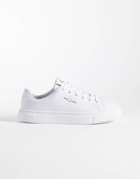 Fred Perry - Hvide lædersneakers - view 1