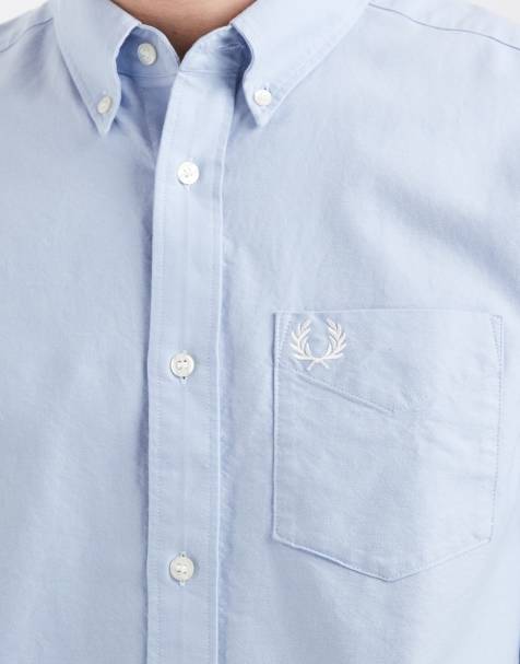 Fred Perry oxford shirt in light blue