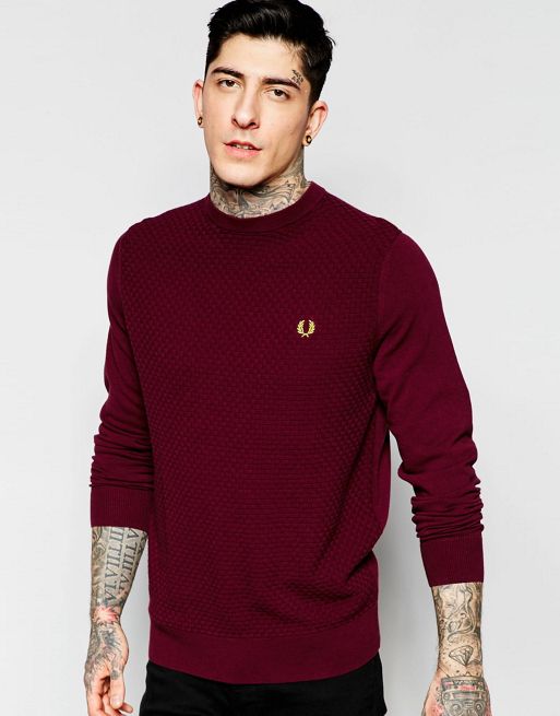 Fred Perry | Fred Perry Jumper with Textured Knit