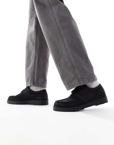 Fred Perry – Kenney – Niskie ciemnoszare botki z woskowanego zamszu - view 1