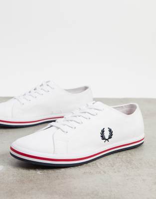 fred perry canvas plimsolls