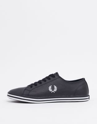 black fred perry plimsolls