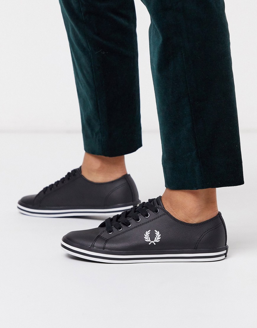 Fred Perry Kingston Leather Sneakers-black