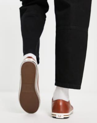 fred perry tan trainers