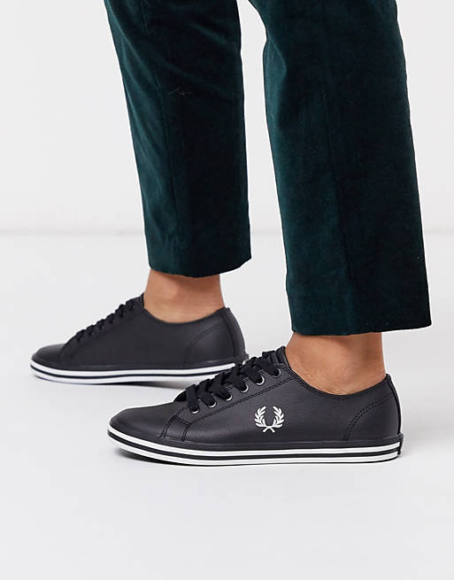 Birma ontwerp Slink Fred Perry Kingston leather trainers | ASOS