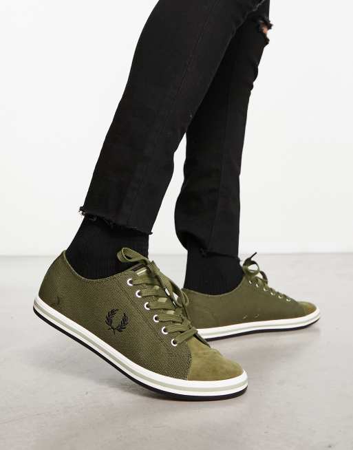 Fred perry sale shoes green