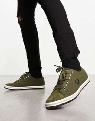 Fred Perry kingston trainers in uniform green