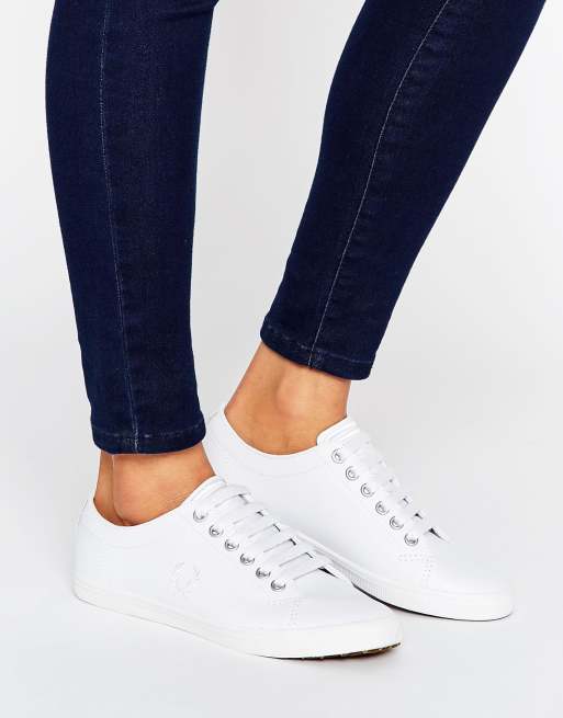 Fred Perry Kingston White Leather Sneakers | ASOS