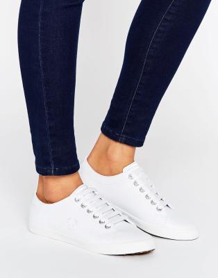 asos white leather trainers