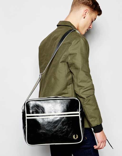 Fred Perry - Klassieke messengertas in zwart, 3 van 4