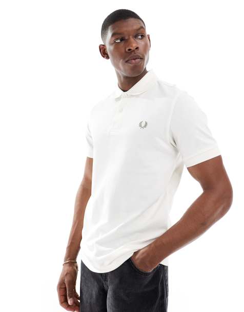 Fred Perry polo shirt in ecru