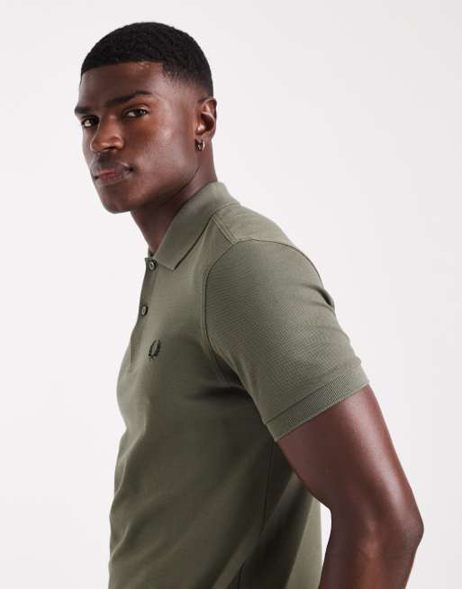 Fred Perry – Koszulka polo w kolorze khaki, 4 z 5