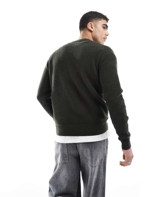 超希少FRED PERRY ウールセーター M グリーン 超希少FRED PERRY ウールセーター M グリーン FRED PERRYのニット