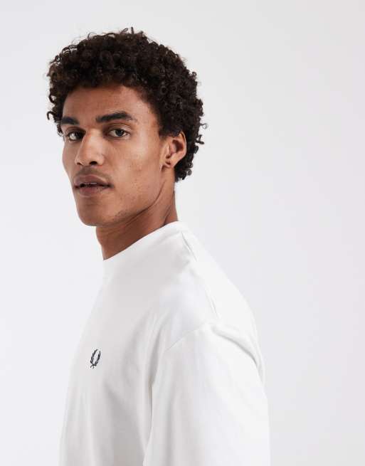 Fred Perry laurel wreath back print graphic t-shirt in white, 5 of 5