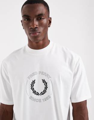 Laurel Wreath - T-Shirt in Weiß mit Logo-Grafik Weiß S