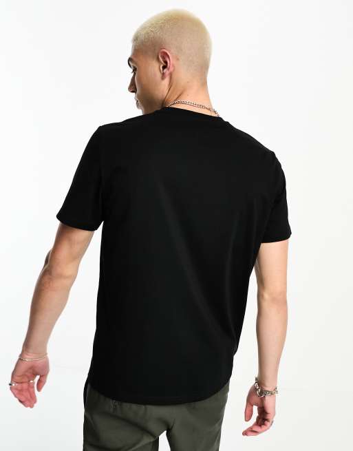 Fred Perry - Laurel Wreath - T-shirt met kleurvlak in zwart, 2 van 4