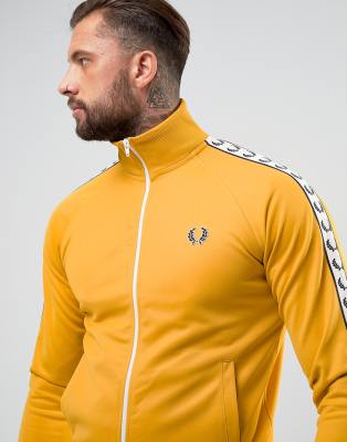 fred perry yellow track jacket