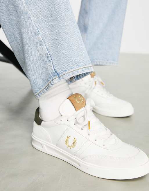 Fred perry witte outlet sneakers